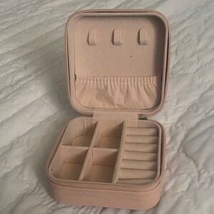 Elegant Pink Jewelry Storage Box